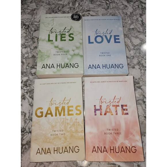 Ana Huang Other - Twisted Series 4 Books Collection Set By Ana Huang Paperback VERY GOOD